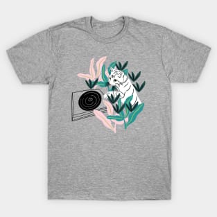 Cat DJ T-Shirt